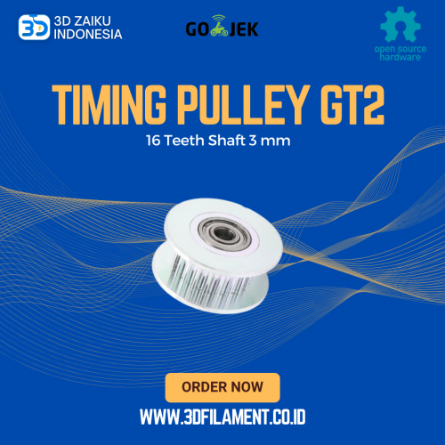 Reprap 3D Printer Timing Pulley GT2 16 Teeth Shaft 3 mm